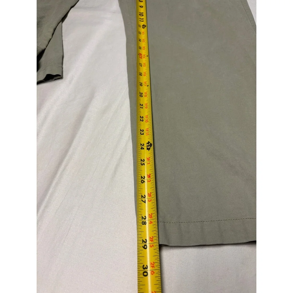 Tommy Bahama Boracay Chino Pants Mens 40X30 Sage Green Cotton Tencel Stretch